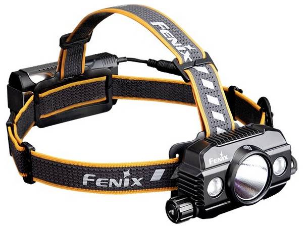 Fenix Light HP30R V2.0 LED čelovka, napájeno akumulátorem, 3.000 lm, 120 h, FEHP30RV2-Schwarz