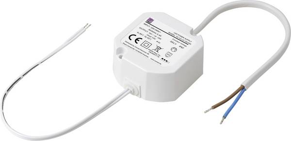 TRU COMPONENTS TC-YCL12-1201000（Round shape) napájecí zdroj pro LED  konstantní napětí 12 W 1.0 A 12 V/DC bez možnosti stmívání, montáž na nehořlavém povrchu  1 ks
