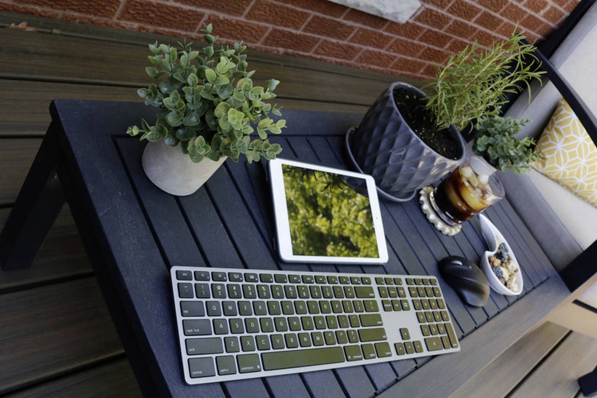 Matias FK418DCB-DE Wireless USB-C® Aluminum Keyboard for Mac bezdrátový klávesnice německá, QWERTZ, Macintosh Space Grau-10