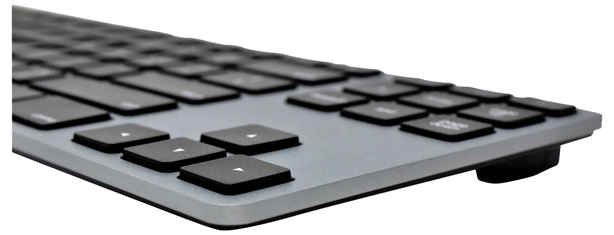 Matias FK318B-DE Wired Aluminium Keyboard for Mac USB klávesnice německá, QWERTZ, Macintosh vesmírná šedá-5