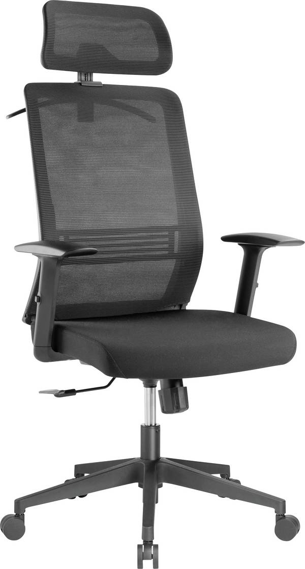 SpeaKa Professional otočná kancelářská židle  SP-MOC-001 černá SP-13497412 1 ks