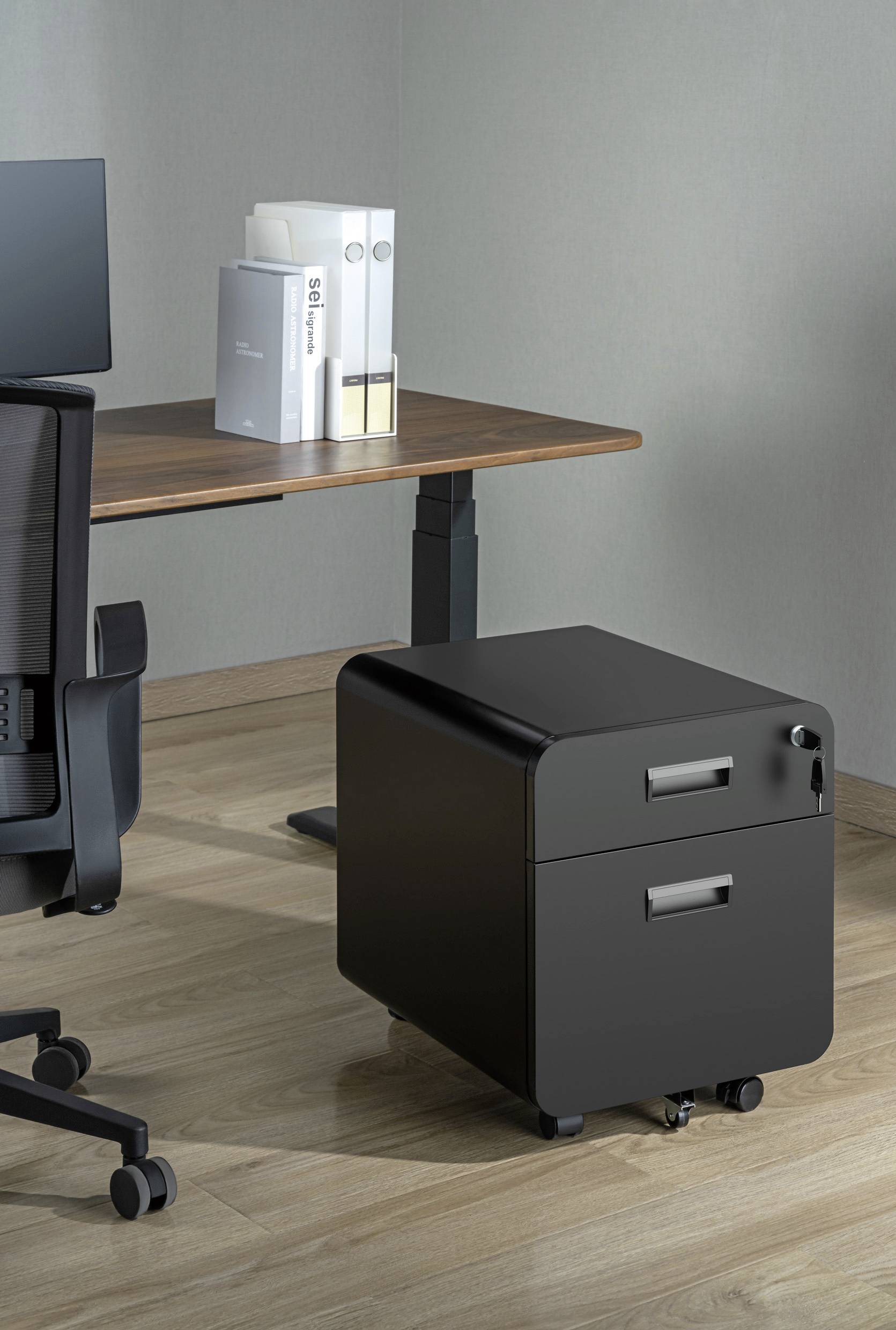 SpeaKa Professional Kontejnery na kolečkách SP-MFC-001 černá (matná) (š x v x h) 394 x 500 x 497 mm 1 ks SP-13497416-7