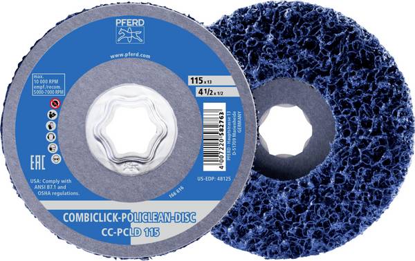 PFERD TOOLS 44692275 PFERD COMBICLICK POLICLEAN Plus PCLD 115 mm 5 ks
