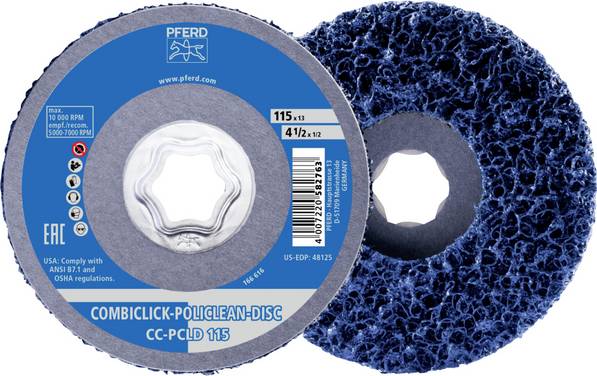 PFERD TOOLS 44692275 PFERD COMBICLICK POLICLEAN Plus PCLD 115 mm 5 ks