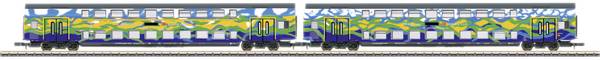 Märklin 87306 Sada patrové vozy typu z Touristik 1 značky DB AG