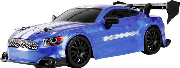 Amewi Drift Racing Car 1:24 RC model auta elektrický, sportovní auto, 4WD (4x4), vč. akumulátorů a kabelu k nabíjení, se světelným efektem, 21111
