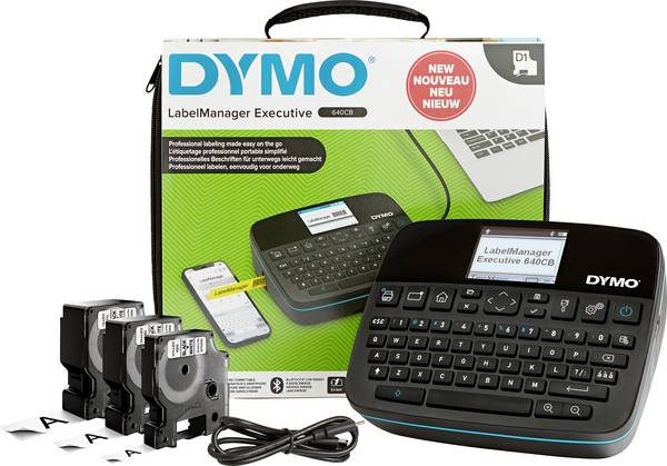 DYMO LabelManager tiskárna štítků vhodné pro pásky: D1 6 mm, 9 mm, 12 mm, 19 mm, 24 mm