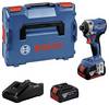 Bosch Professional GDR 18V-215, 06019N2002 aku rázový utahovák, 215 Nm, 18 V, 4.0 Ah, akumulátor