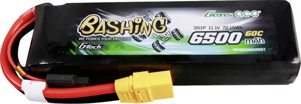 Gens ace akupack Li-Pol (modelářství) 11.1 V 6500 mAh Hardcase XT90