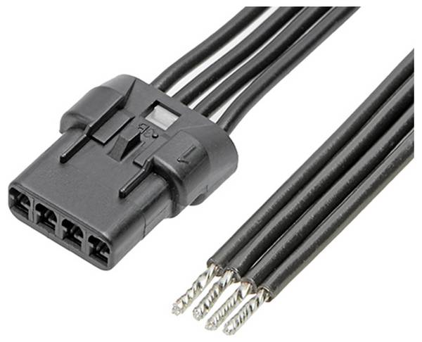 Molex  zásuvkový konektor na kabel 4, rozteč 2.50 mm, 215311-1043, 1 ks Piece
