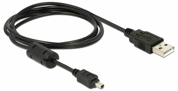 Delock USB kabel USB Mini-B zástrčka, USB-A zástrčka 1.50 m vícebarevná 82113