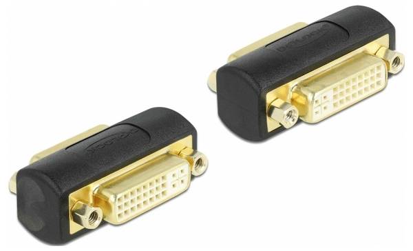 Delock 65225 DVI adaptér [1x DVI zásuvka 24+5pólová - 1x DVI zásuvka 24+5pólová] vícebarevná  0 mm