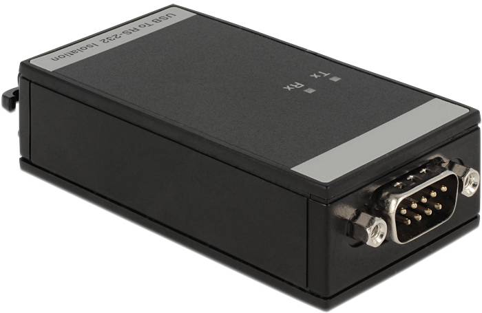 Delock 62502 1 + 1 port konvertor [1x Mini USB 2.0 - 1x D-SUB zástrčka 25pólová]-1