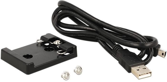 Delock 62502 1 + 1 port konvertor [1x Mini USB 2.0 - 1x D-SUB zástrčka 25pólová]-3