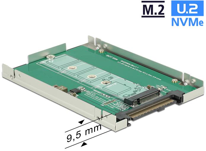 Delock 62710 adaptér rozhraní [1x U.2 - 1x M2]-2