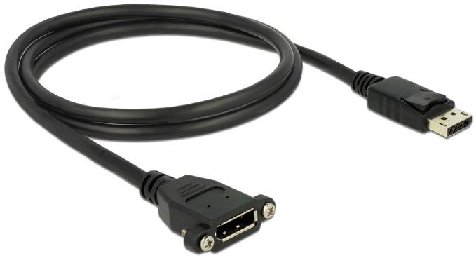 Kabel DisplayPort na DVI, používané pro připojení počítačů k monitorům nebo projektorům.