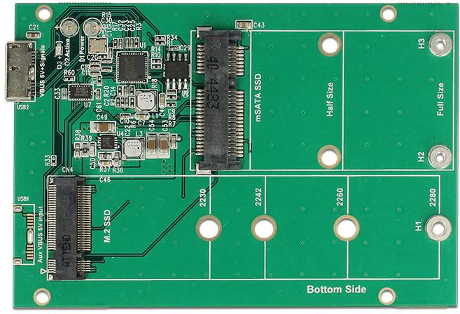 Delock 62731 adaptér rozhraní [1x Micro USB - 1x M2, mSATA]-4
