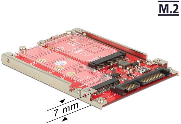Delock 62859 adaptér rozhraní [1x SATA - 1x M2, mSATA]-2