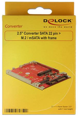 Delock 62859 adaptér rozhraní [1x SATA - 1x M2, mSATA]-4