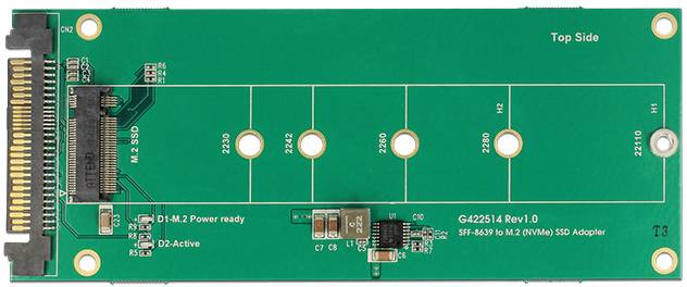Delock 62865 adaptér rozhraní [1x U.2 - 1x M2]-2
