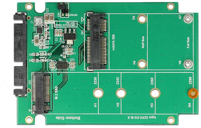 Delock 62866 adaptér rozhraní [1x SATA - 1x M2, mSATA]-5