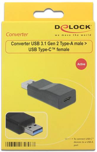 Delock 65696 konvertor [1x Konektor USB 3.1 A - 1x USB 3.1 Gen 1]-2