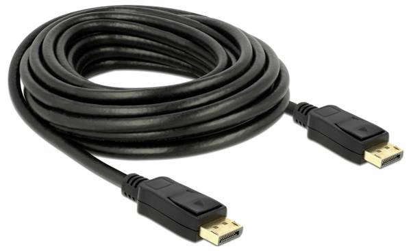 Delock DisplayPort kabel Konektor DisplayPort 7 m černá 84860 třížilový stíněný, pozlacené kontakty, 4K UHD Kabel DisplayPort