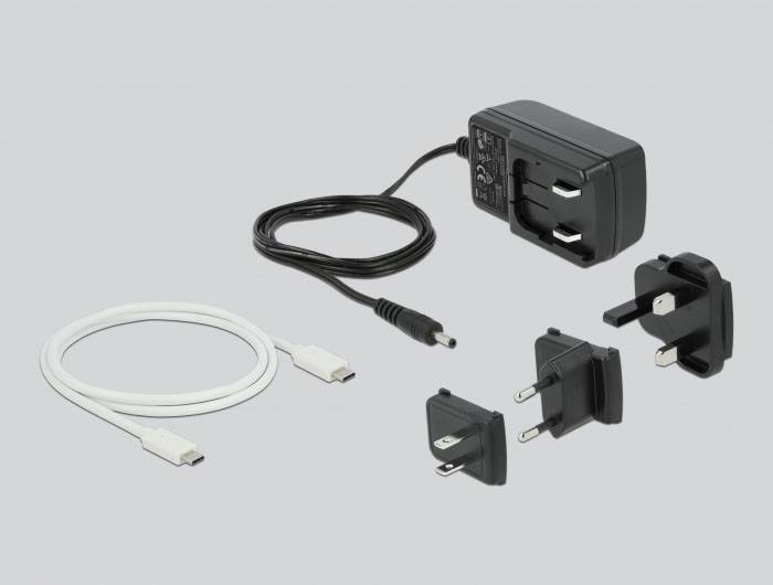 Delock 63084 USB-C®, SATA 6 Gb/s, DC zásuvka 3,5 mm dokovací stanice pro pevný disk-8