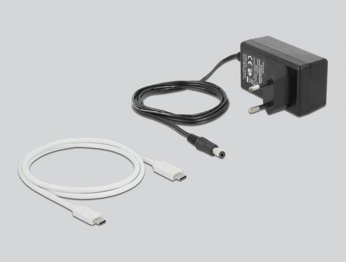Delock 63331 USB-C®, DC zásuvka 3,5 mm dokovací stanice pro pevný disk-5