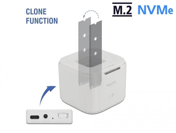 Delock 63331 USB-C®, DC zásuvka 3,5 mm dokovací stanice pro pevný disk-7