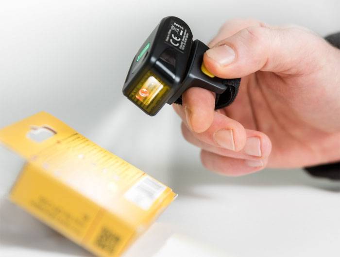 Delock 90508 skener 2D čárového kódu Bluetooth, kabelové 1D, 2D LED černá ruční-2