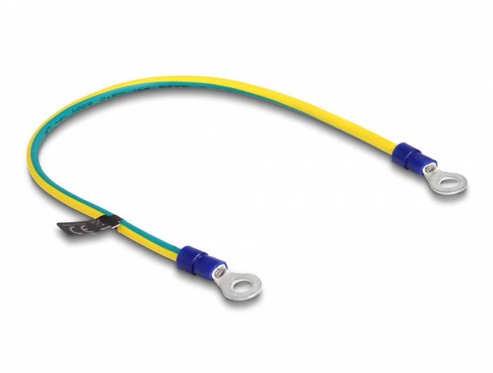 Delock 66866 19 palec uzemňovací sada pro datové skříně modrá, žlutá-2