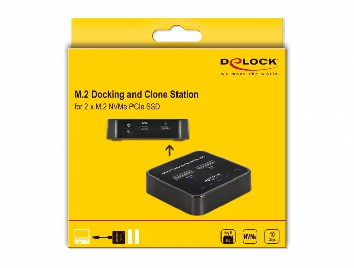 Delock 64177 USB-C® dokovací stanice pro pevný disk s funkcí klonování-7
