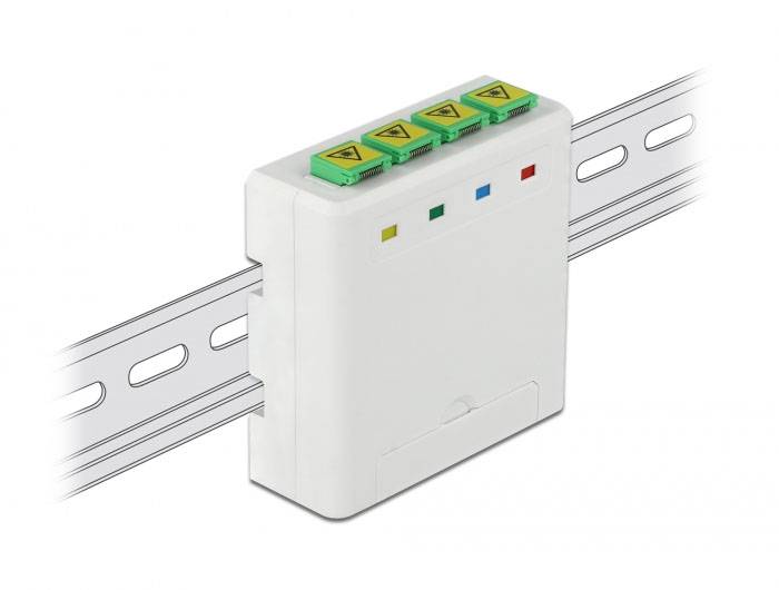 Delock 85921 zásuvka pro optické kabely bílá 1 ks-1