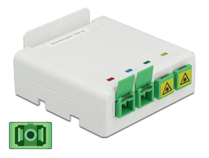 Delock 85921 zásuvka pro optické kabely bílá 1 ks-2