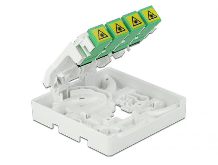 Delock 85921 zásuvka pro optické kabely bílá 1 ks-3