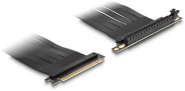 Delock  PCIe riser kabel    USB-C ® zástrčka  0.3 m  černá    88027
