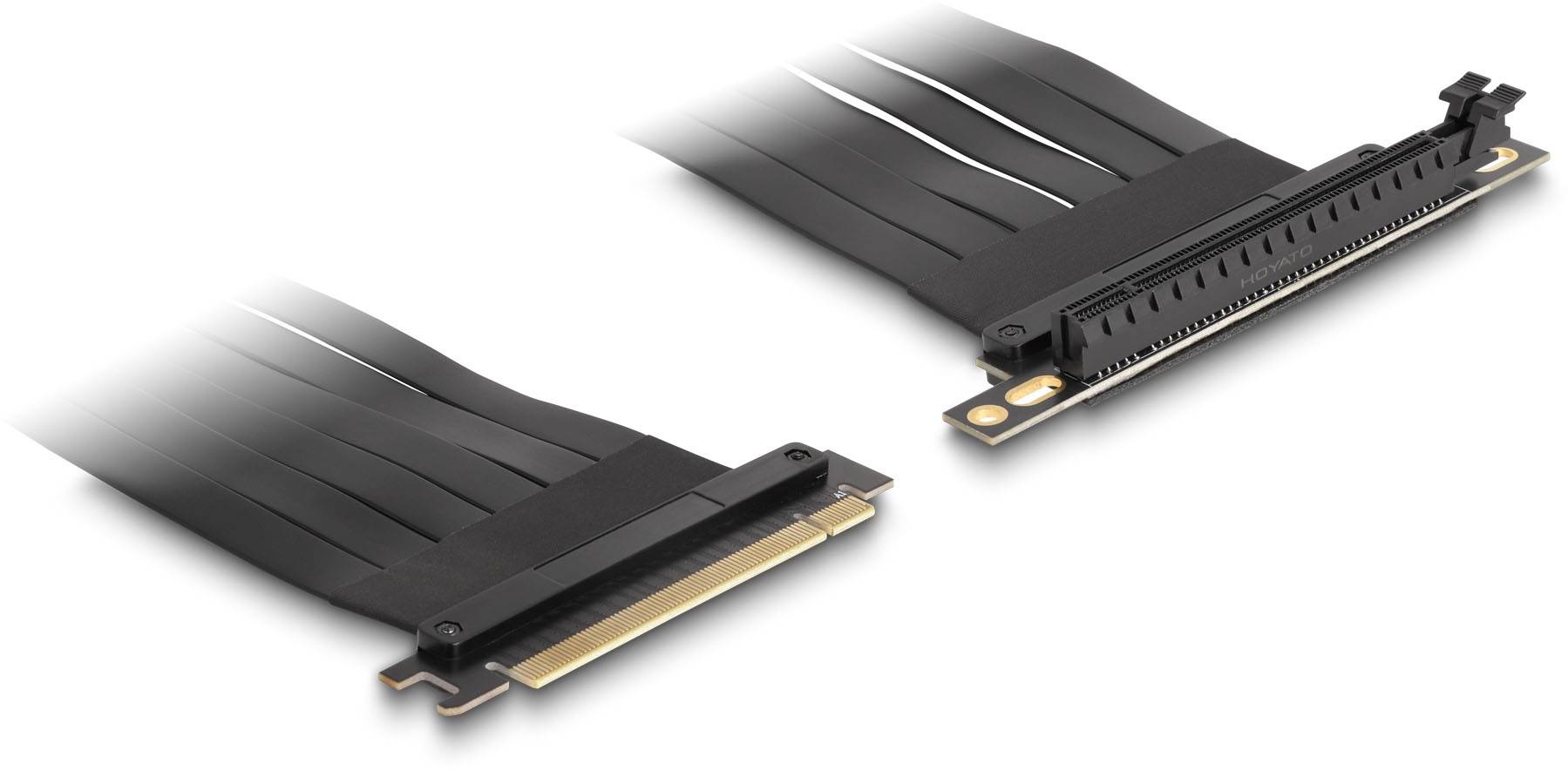 Delock PCIe riser kabel USB-C ® zástrčka 0.3 m černá 88027-1