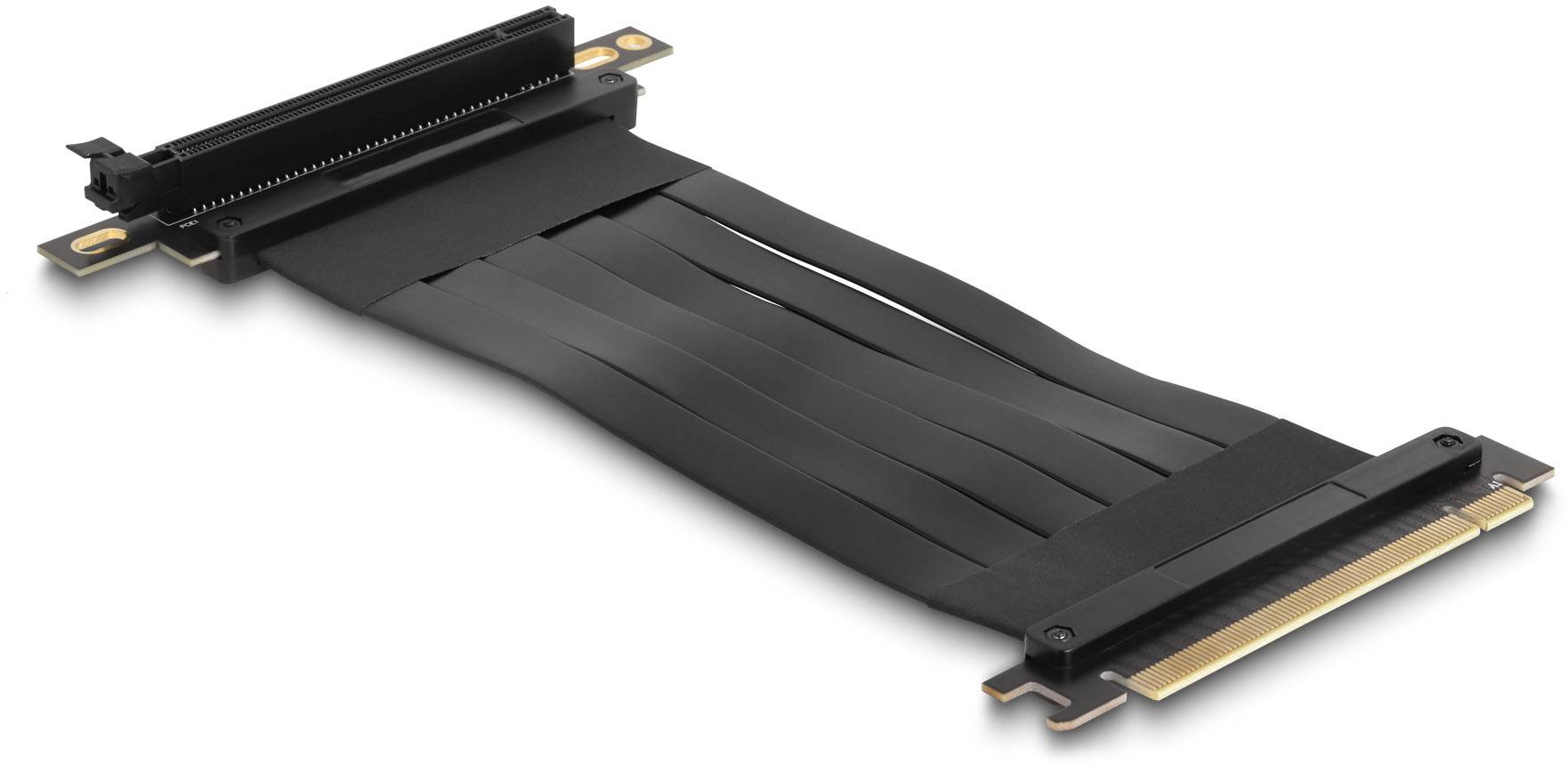 Delock PCIe riser kabel USB-C ® zástrčka 0.3 m černá 88027-2