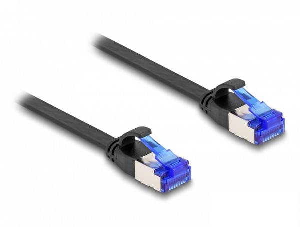 Delock 80175 RJ45 síťové kabely, propojovací kabely CAT 6A U/FTP 1.00 m černá  1 ks