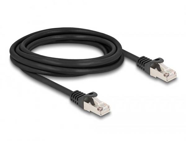 Delock 80189 RJ50 síťové kabely, propojovací kabely Kabel S/FTP 3.00 m černá stíněný 1 ks
