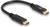USB-C kabel s černými konektory na obou koncích, vhodné pro připojení a nabíjení zařízení.