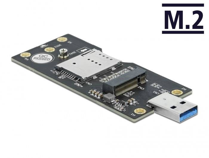 Delock 63166 adaptér rozhraní [1x USB 3.0 - 1x M2]-2