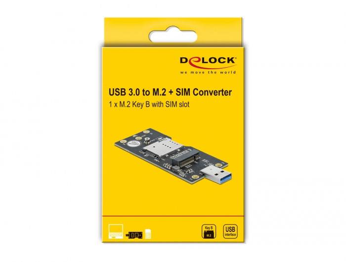 Delock 63166 adaptér rozhraní [1x USB 3.0 - 1x M2]-5