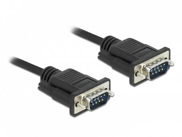 Delock pevný disk kabel [1x D-SUB zástrčka 9pólová - 1x D-SUB zástrčka 9pólová] 0.5 m černá