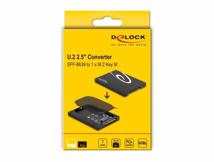 Delock 63379 adaptér rozhraní [1x U.2 - 1x M2]-6