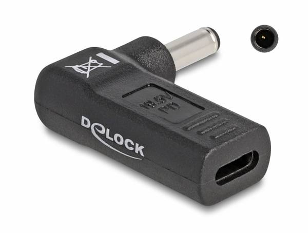Delock USB 2.0 adaptér [1x Dutá DC zástrčka - 1x USB-C® zásuvka] 60007 0 mm
