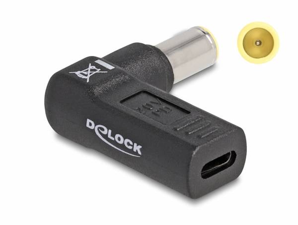 Delock USB 2.0 adaptér [1x Dutá DC zástrčka - 1x USB-C® zásuvka] 60012