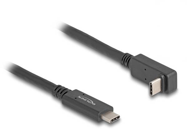 Delock Kabel USB-C  USB 3.2 Gen2 USB-C ® zástrčka, USB-C ® zástrčka 1.00 m černá 4K UHD 80034