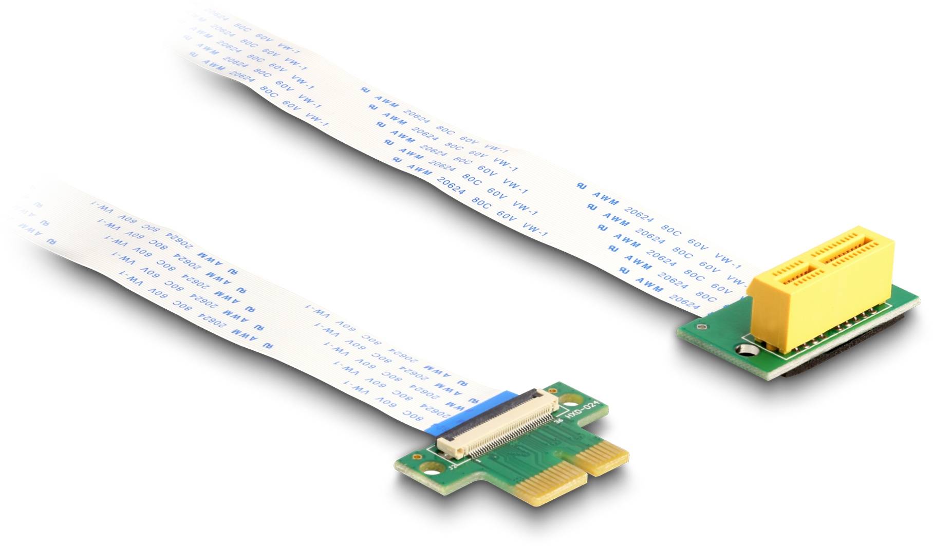 Delock PCIe riser kabel USB-C ® zástrčka 0.3 m bílá 88022-1